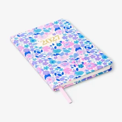 Agenda settimanale floreale B6 2027 - In inglese