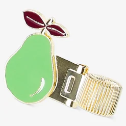 Anello portapenna oro con decorazione pera