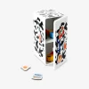 Armadietto frigo retrò con magneti icone food