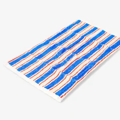 Asciugamano blu a righe - 30x50 cm