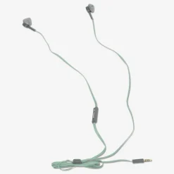 Auricolari verdi con jack e microfono