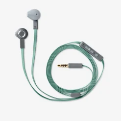 Auricolari verdi con jack e microfono