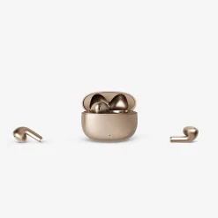 Auricolari wireless in bronzo con microfono