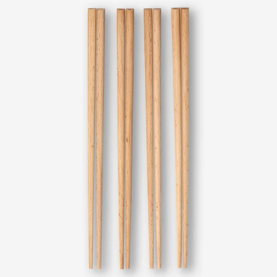 Bacchette di legno - 4 paia