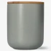Barattolo in gres grigio per Organizzazione - 13 cm