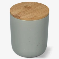 Barattolo in gres grigio per Organizzazione - 13 cm