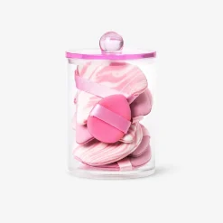 Barattolo organizer con spugnette per blender