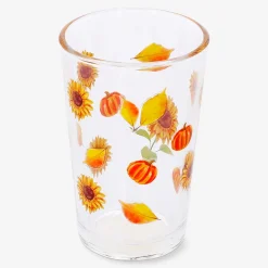 Bicchiere con stampa a girasoli - 220 ml