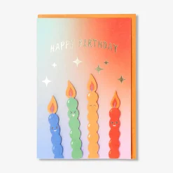 Biglietto di compleanno - Candeline buffe
