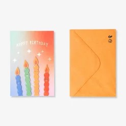 Biglietto di compleanno - Candeline buffe
