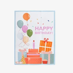 Biglietto di compleanno in stile poster