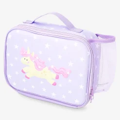 Borsa porta pranzo rosa con motivo unicorno - 19x25 cm