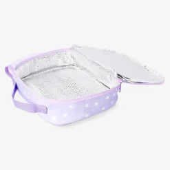 Borsa porta pranzo rosa con motivo unicorno - 19x25 cm