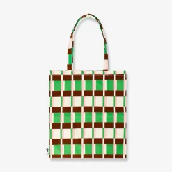 Borsa shopper - Righe multicolore