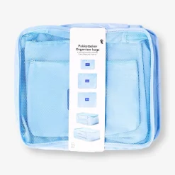 Borse organizer da viaggio blu - 5 pz