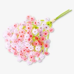 Bouquet decorativo - fiori rosa e lilla