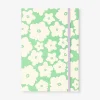 Bullet planner A5 verde floreale