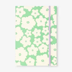 Bullet planner A5 verde floreale