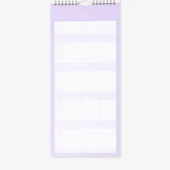 Calendario mensile blu da parete 2027