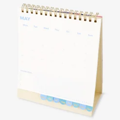 Calendario mensile floreale da tavolo 2027