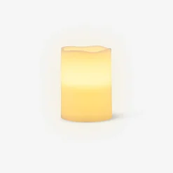 Candela a LED bianca - 10 cm