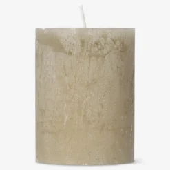 Candela rustica marrone - 8 cm