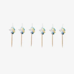 Candele per torta Unicorno. 6 pz