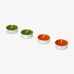 Candele tealight 3 colori - 18 pz