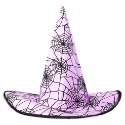 Cappello da strega con ragnatela - Per adulti