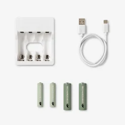 Caricabatterie. Con le batterie ricaricabili
