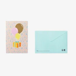 Carta di compleanno con palloncini pop up