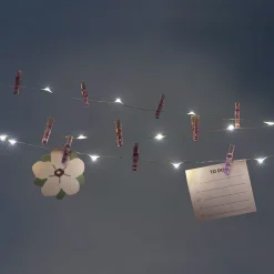 Catena luminosa - Clip viola