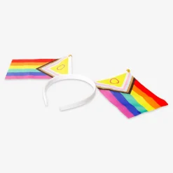 Cerchietto con bandiera arcobaleno - per adulti