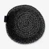 Cestino in corda nero - 15 cm