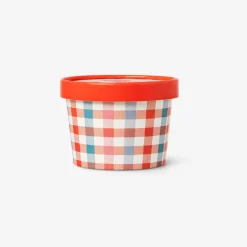 Ciotoline di carta per snack con coperchio - 2 pz