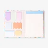 Clipboard B5 floreale con blocchi di carta