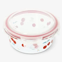 Contenitore rotondo per alimenti con stampa di bacche - 14 cm