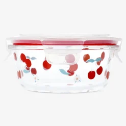 Contenitore rotondo per alimenti con stampa di bacche - 14 cm
