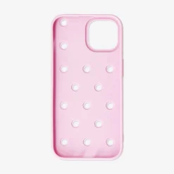 Cover personalizzabile rosa - Adatta all'iPhone 15