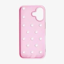 Cover personalizzabile rosa - Adatta all'iPhone 16