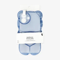 Cover per telefono con orsetto blu - Adatta all'iPhone 16