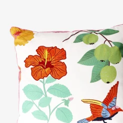 Cuscino con stampa tropicale - 45x45 cm
