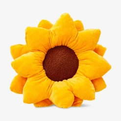 Cuscino giallo a forma di girasole - 39 cm