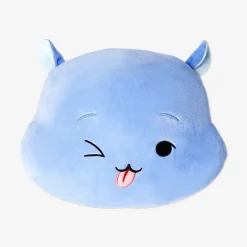 Cuscino ippopotamo blu