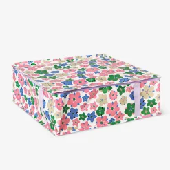 Custodia portaoggetti floreale - 19x51 cm