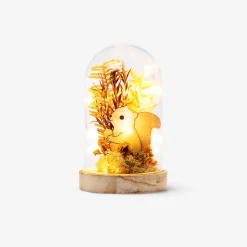 Decorazione autunnale luminosa in cupola - 15 cm