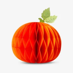 Decorazioni a forma di zucca in carta a nido d'ape - 2 pezzi