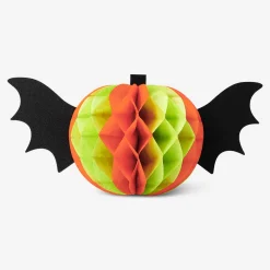 Decorazioni da tavola a forma di zucca alata in carta a nido d'ape - 2 pz