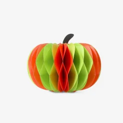 Decorazioni da tavola a forma di zucca in carta a nido d'ape - 2 pz