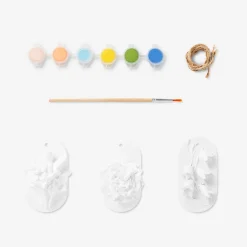Decorazioni floreali in gesso fai da te da appendere